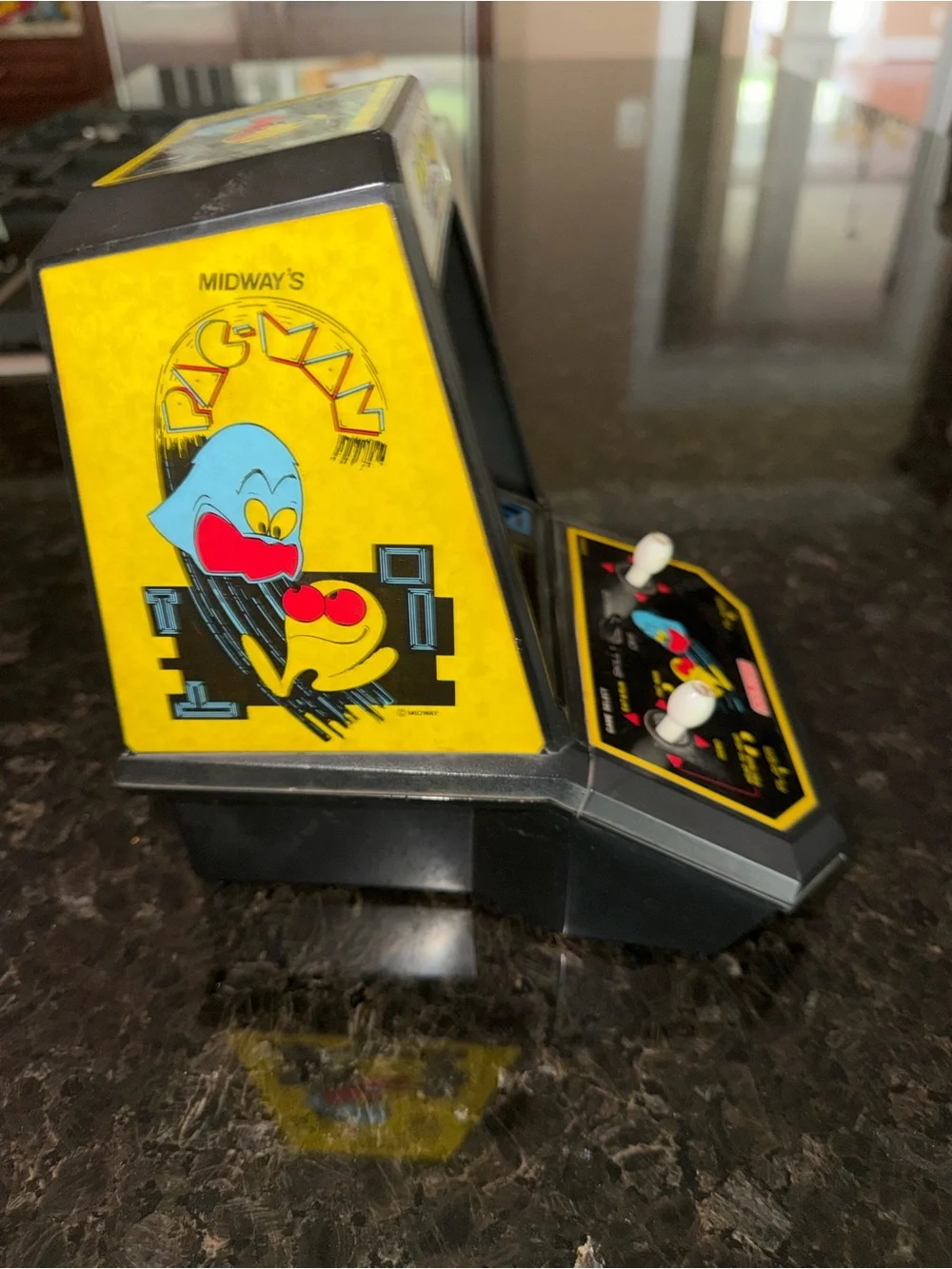 Vintage 1981 PAC- Man Tabletop Arcade Game - Black